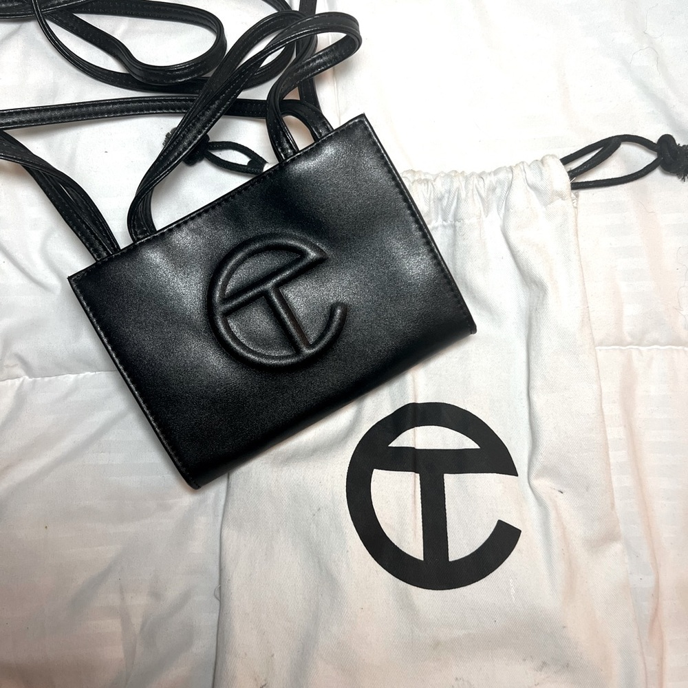 Telfar Small Black Shopping Bag
